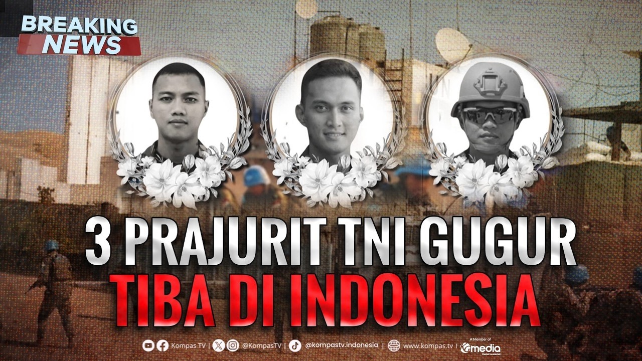 BREAKING NEWS - Presiden Prabowo Pimpin Upacara Penghormatan 3 Prajurit TNI Gugur di Lebanon