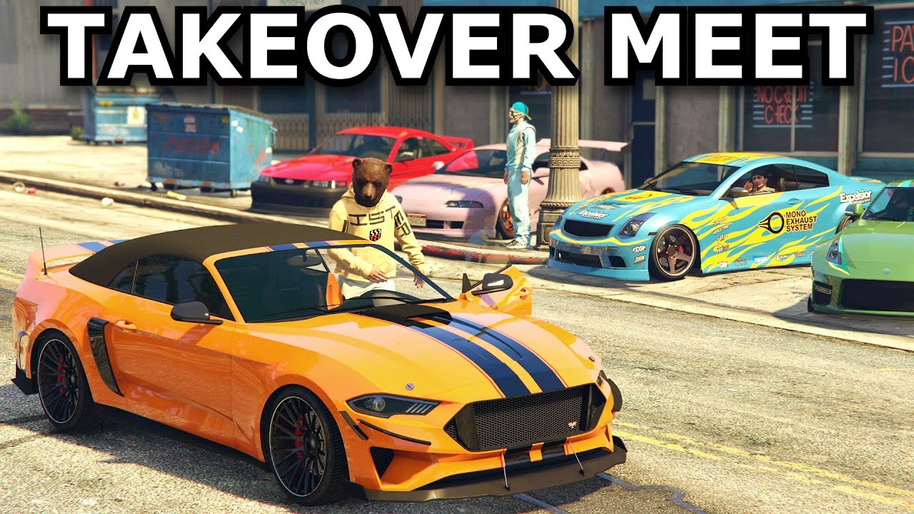 This TAKEOVER Car Meet Was Just Too Fun! Chop Shop DLC