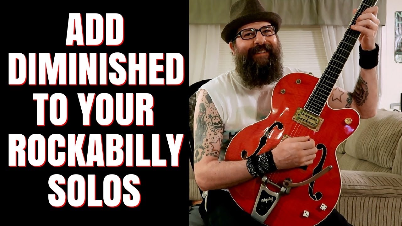 Add The Diminished Sound To Your Rockabilly Solos - Guitar Lesson w/tabs