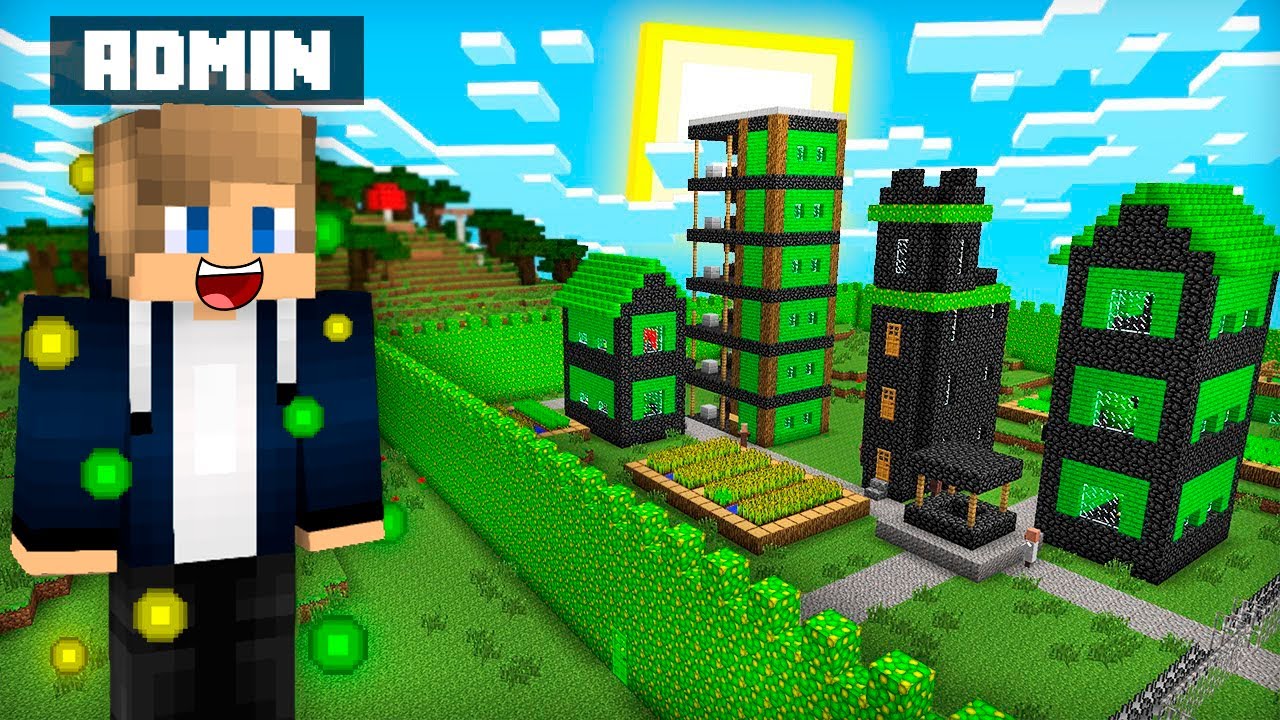 MEN QISHLOQDA ADMIN BO'LDIM 🤑 | UZBEKCHA MINECRAFT