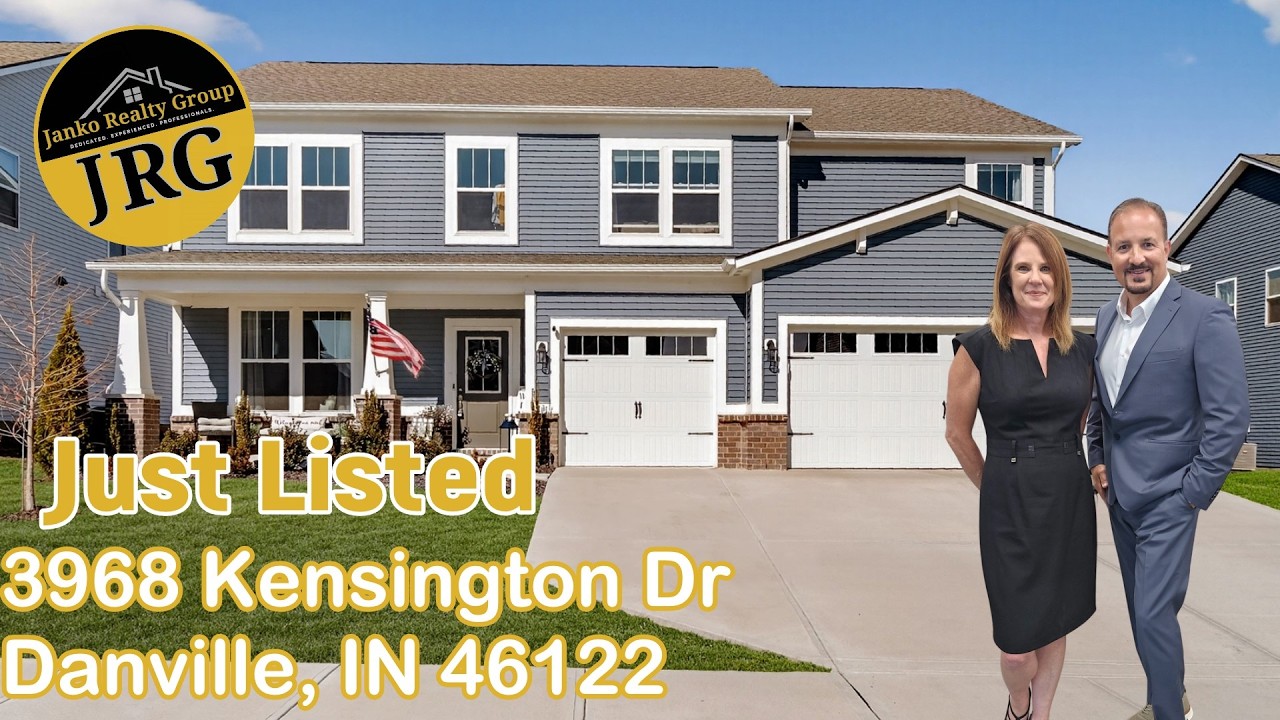 5 Bedroom Home in Avon Schools | 4.5 Baths | 3-Car Garage | Only 4 Years Old! 3968 Kensington Dr