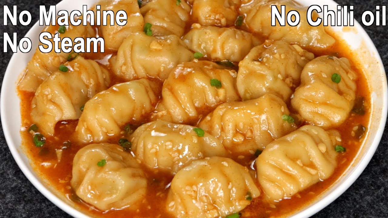 Рецепт куриных пельменей (мягких и сочных) | Как приготовить куриные момо | Рецепт домашних димсамов