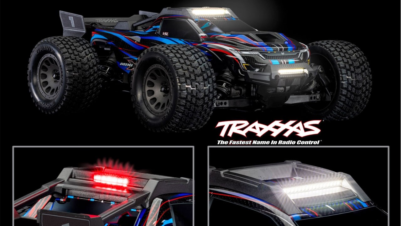 Установка светодиодного комплекта для Traxxas Mini XRT и ночная езда.