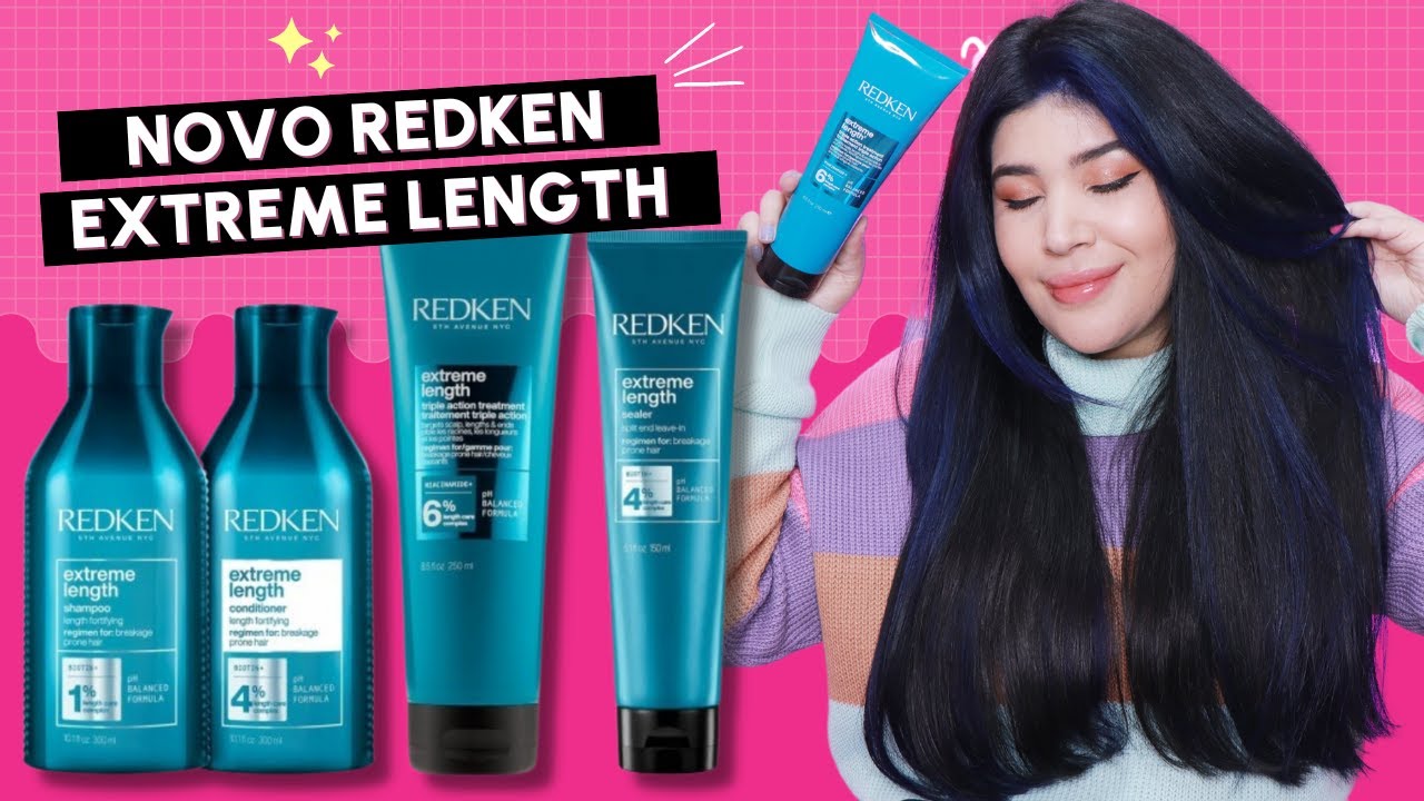 💙REDKEN EXTREME LENGTH para crescimento e fortalecimento capilar [Nova Máscara para Couro Cabeludo]