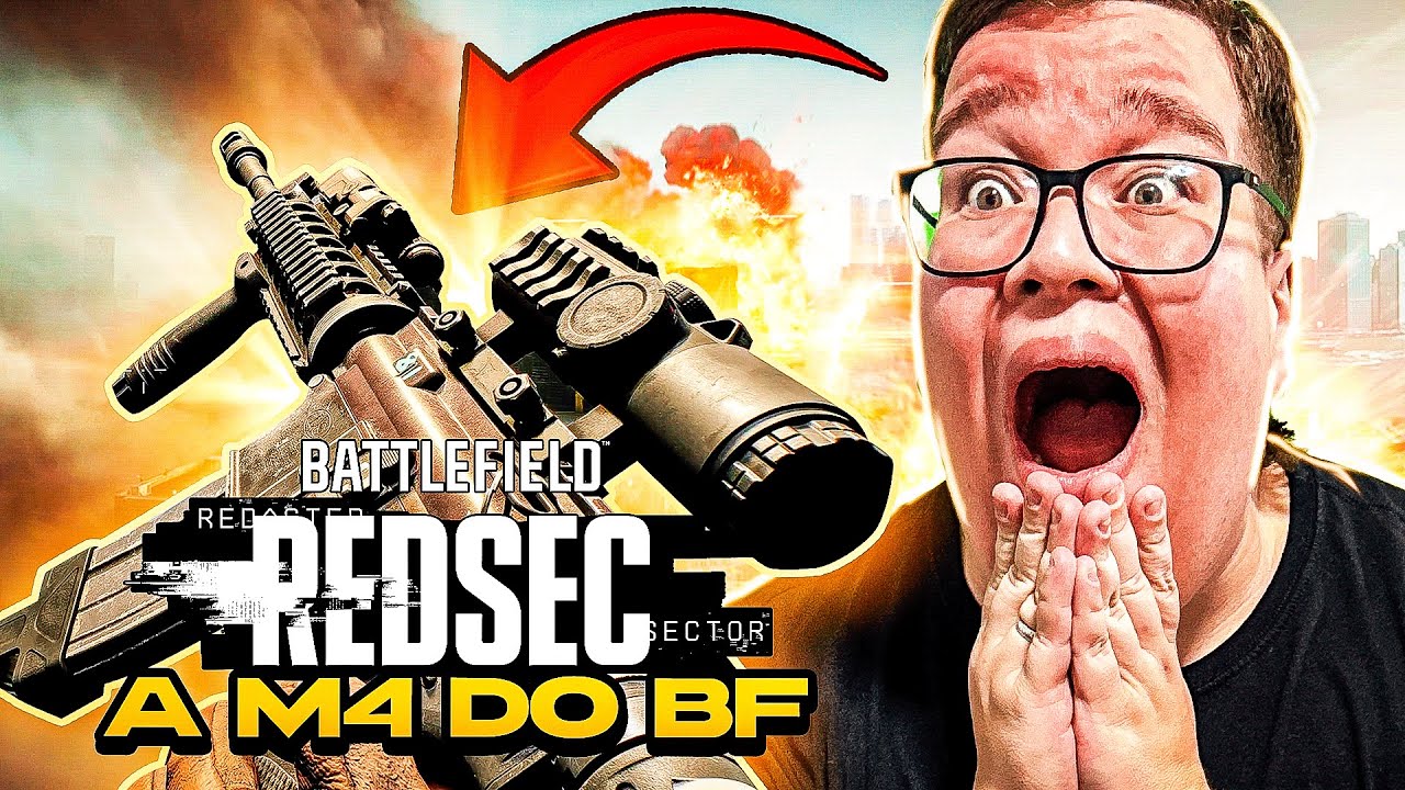 M4 DO BF6 EST&Aacute; INSANA! CONFIA NO MONXTRO 💪🔥 - BATTLEFIELD REDSEC