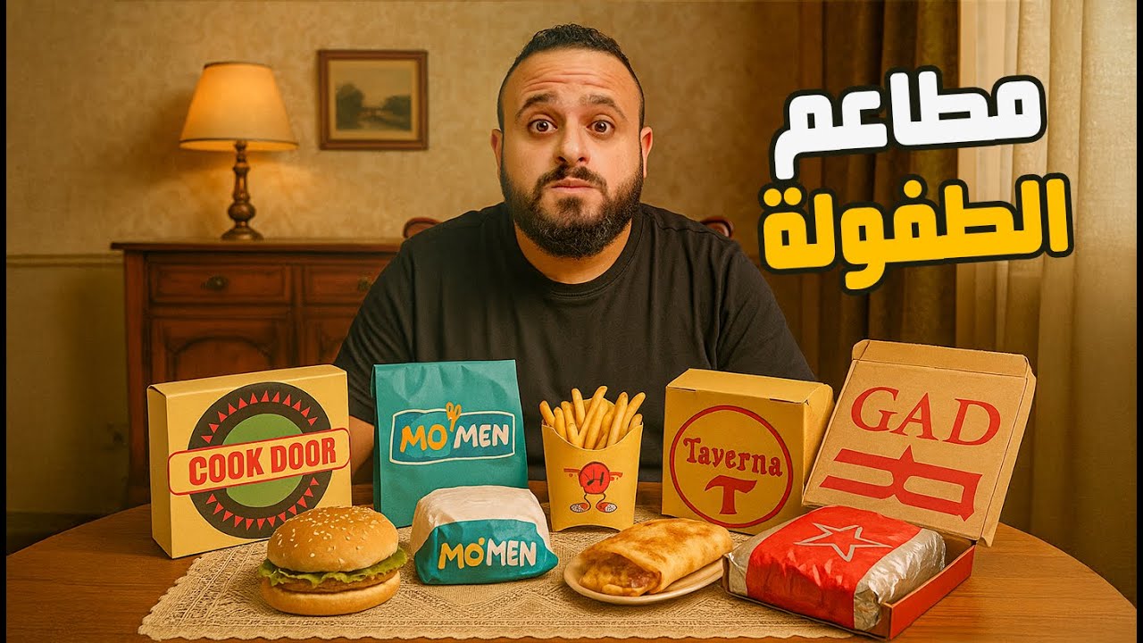 ماذا كان يأكل منعش من 20 سنة 🍔🍟🍕 .. ذكريات الطفولة 🧸✨