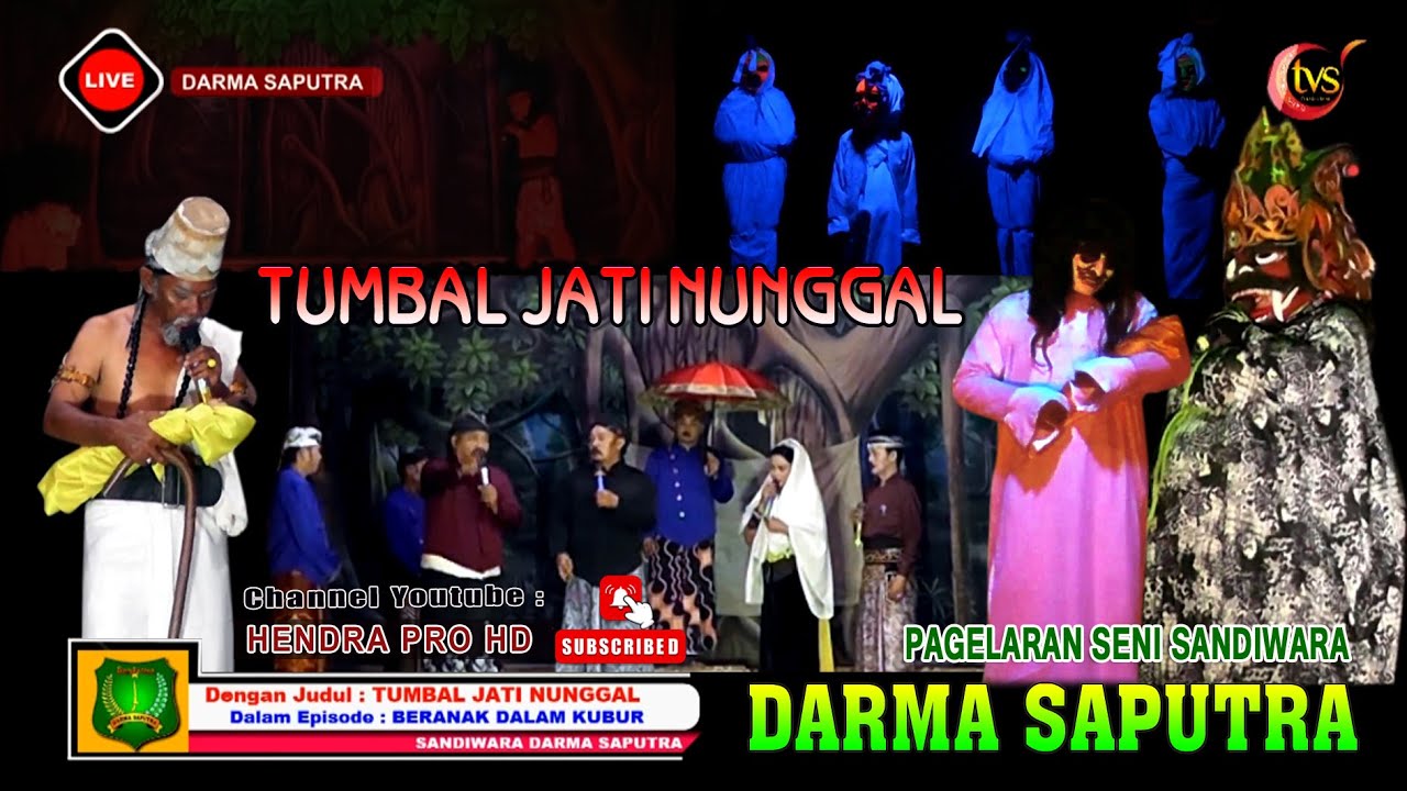 🔵🔴 Tumbal Jati Nunggal Sandiwara Darma Saputra