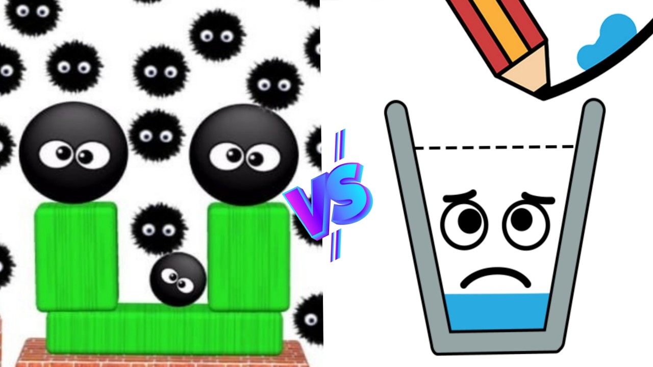 Hide Ball Brain vs Happy Glass Extreme Logic Puzzle Battle Gameplay Android Merge!