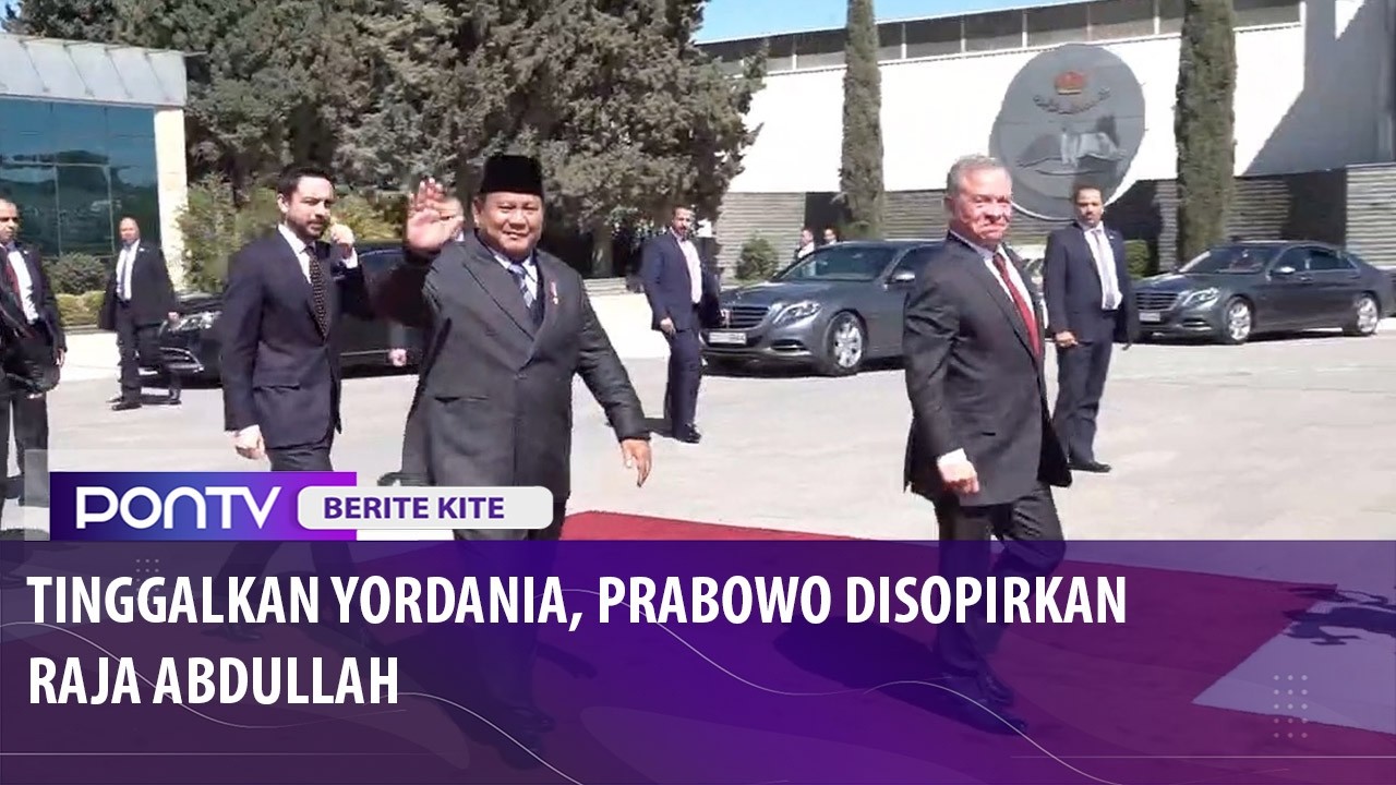 Kunjungan Presiden ke Yordania Bahas Palestina, Prabowo Disopirkan Raja Abdullah II