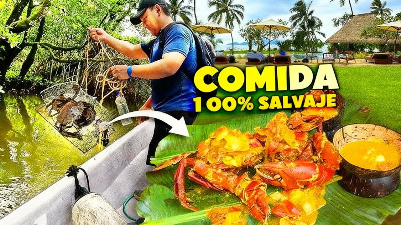 Atrapé y Cociné CANGREJOS de LODO en Fiji – Aventura de Comida en 48 Horas!