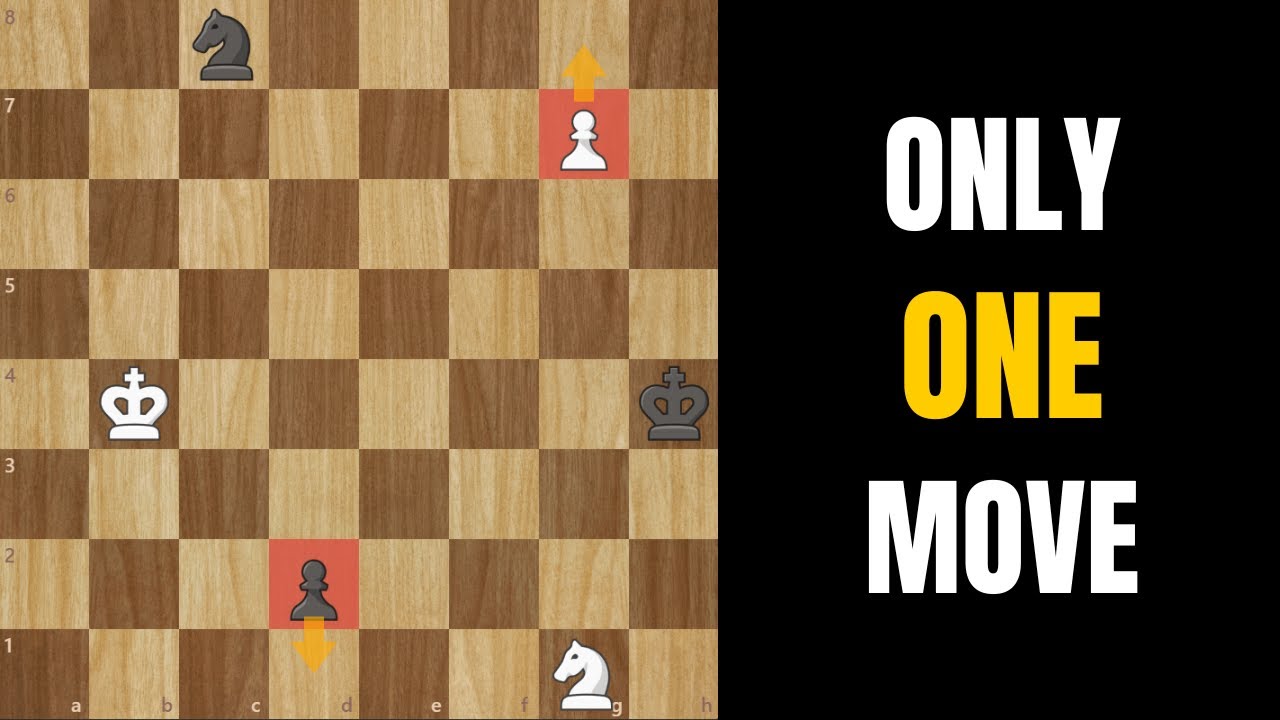 Can You Find The Only Way For White To Win This?