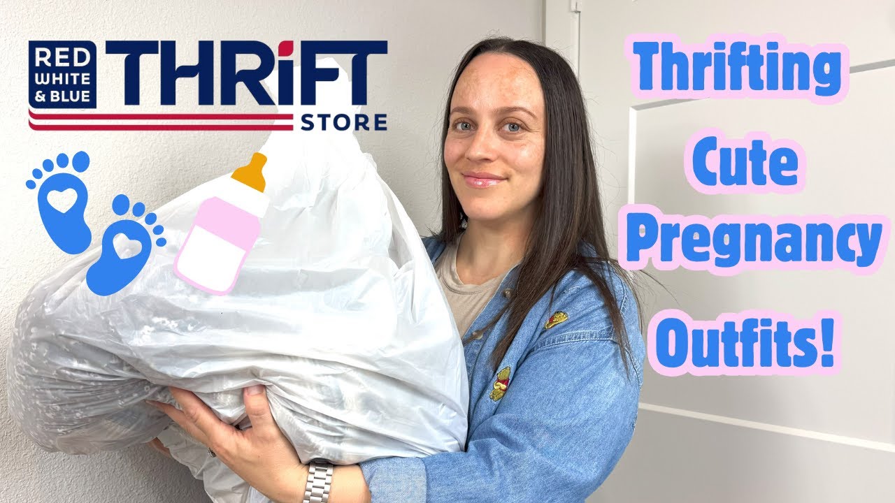 Thrifting Cute Pregnancy Outfits!