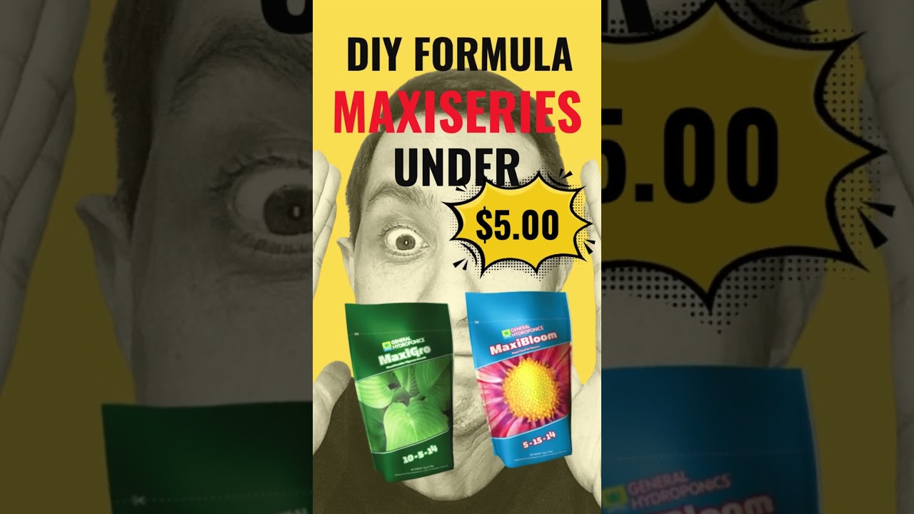 DIY MAXISERIES FORMULA FOR #hydroponics #generalhydroponics