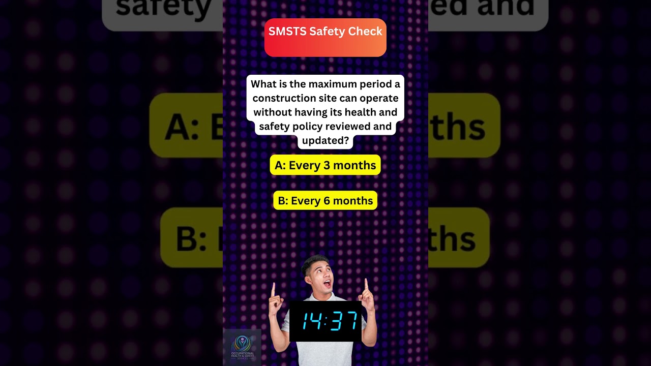Can You Answer This CITB SMSTS Homework Question? 💡 #SafetyFirst #construction