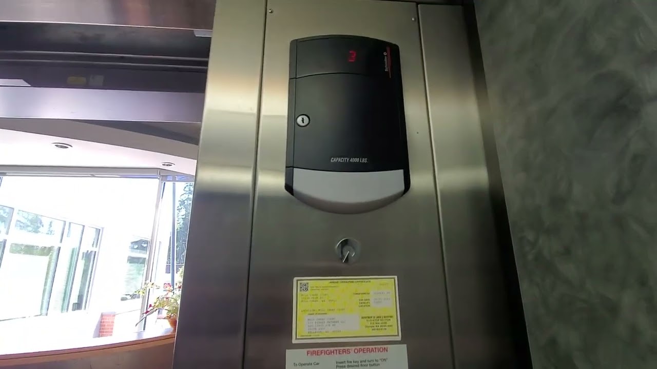 Epic Motor! 2003 Schindler 330A Hydraulic Elevator @ Mill Creek Court, Mill Creek, WA