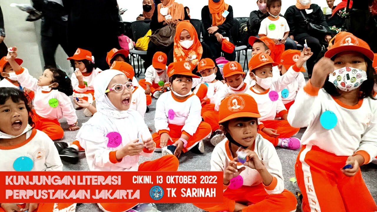 FOTO-FOTO Kunjungan Literasi ke Perpustakaan Jakarta | TK Sarinah Cibubur