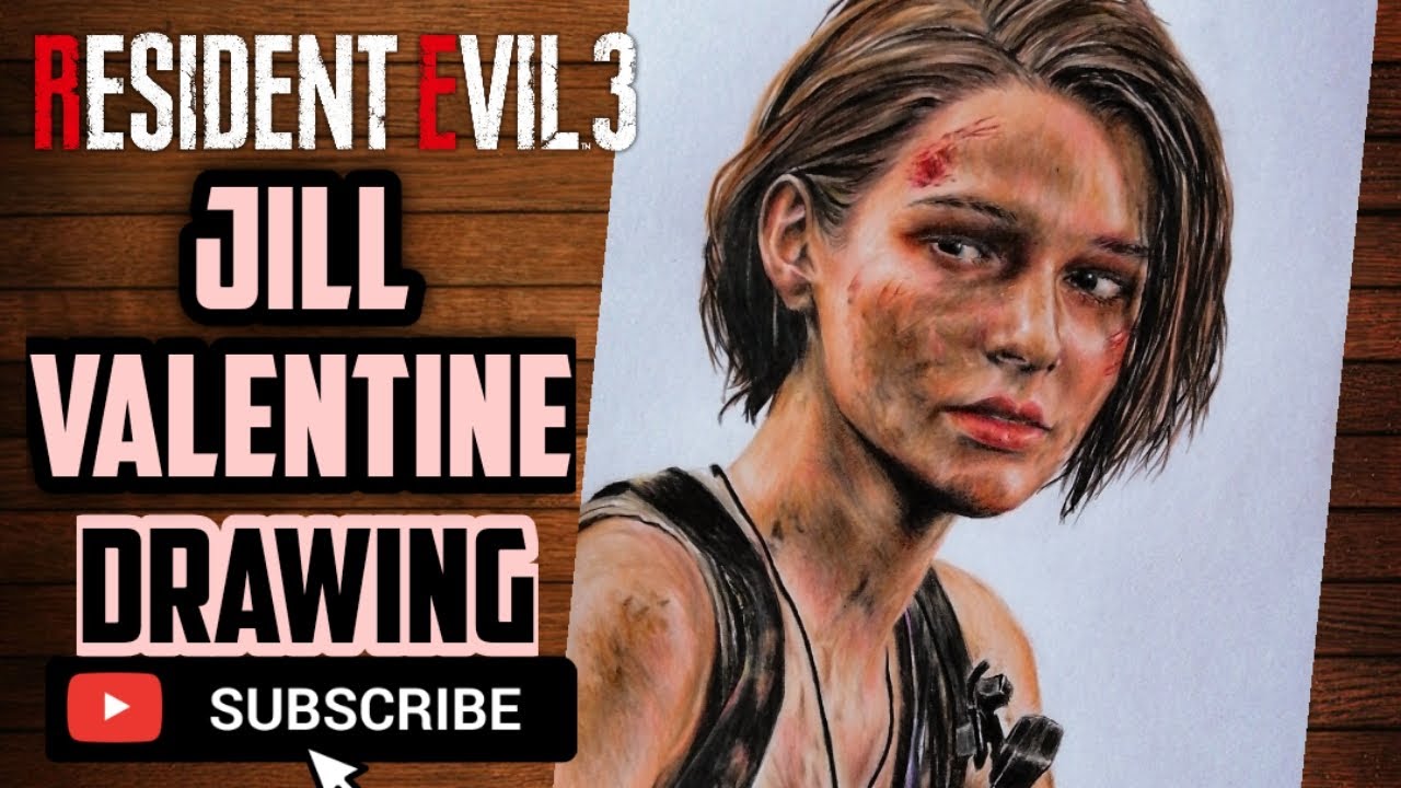 Jill Valentine Drawing | Resident Evil 3 remake