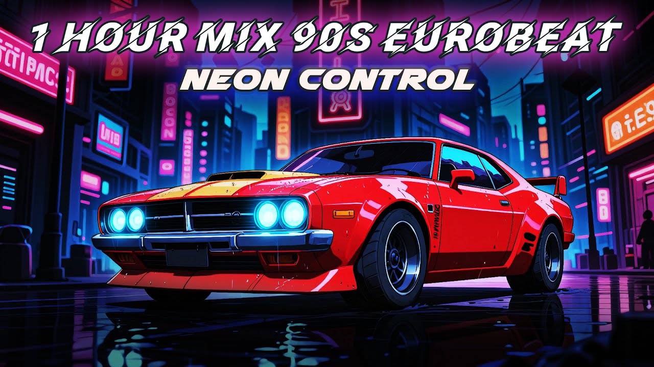 Neon Control | High-Speed 90s Eurobeat | 1 Hour Night Drive