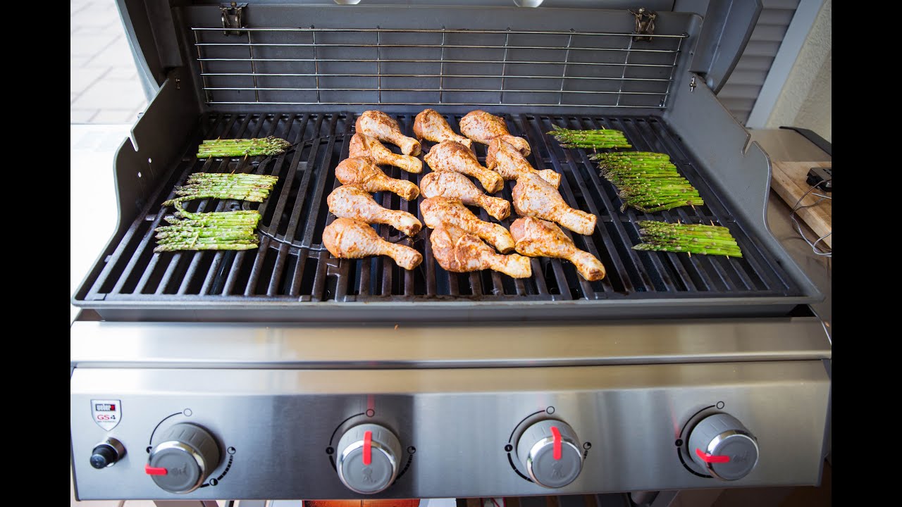 Drumsticks im Gasgrill / Hähnchenunterkeule / Weber genesis 2 / Folge 10