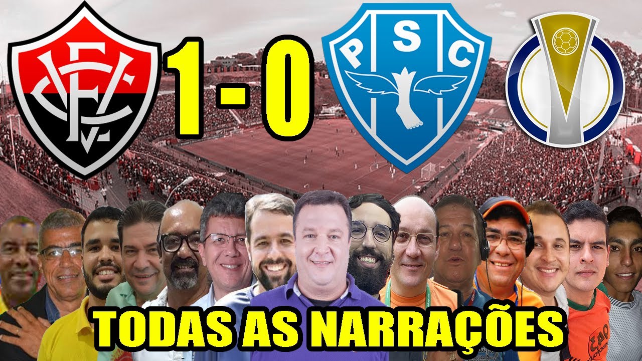 Todas as narrações - Vitória 1 x 0 Paysandu | Brasileirão Série C 2022