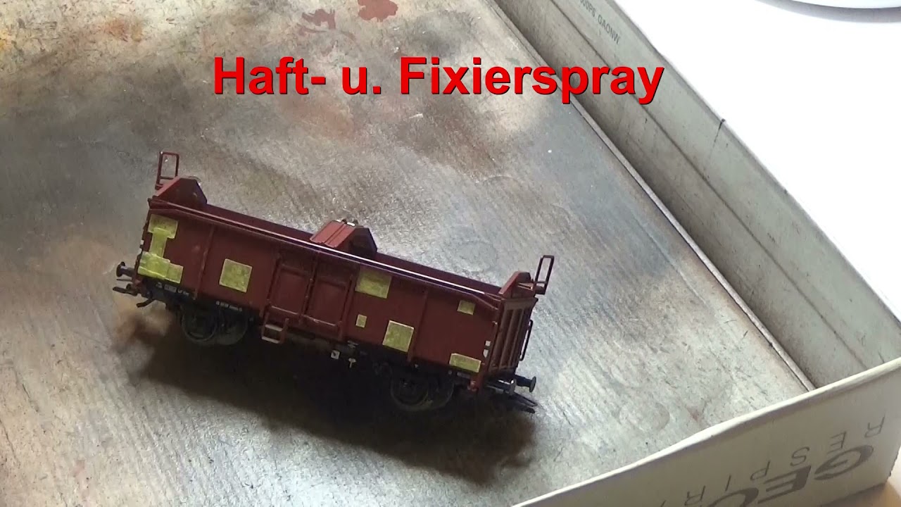 Alterung eines Märklin Schiebedachwagens ohne Airbrush