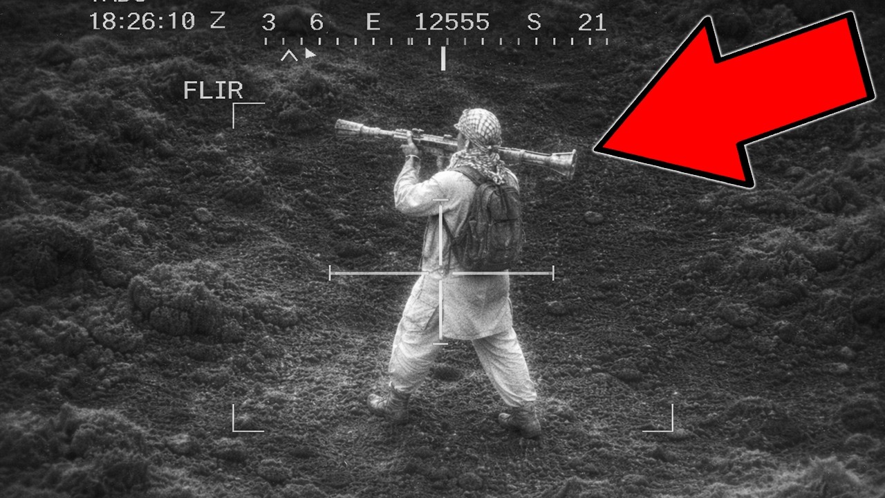 Вертолёт AH-64 Apache отрывает ногу исламистским боевикам (*ЖЕСТОКИЕ КАДРЫ*) Боевые кадры