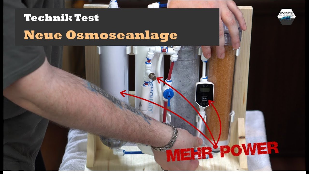 Mehr Leistung mit der neuen Osmoseanlage