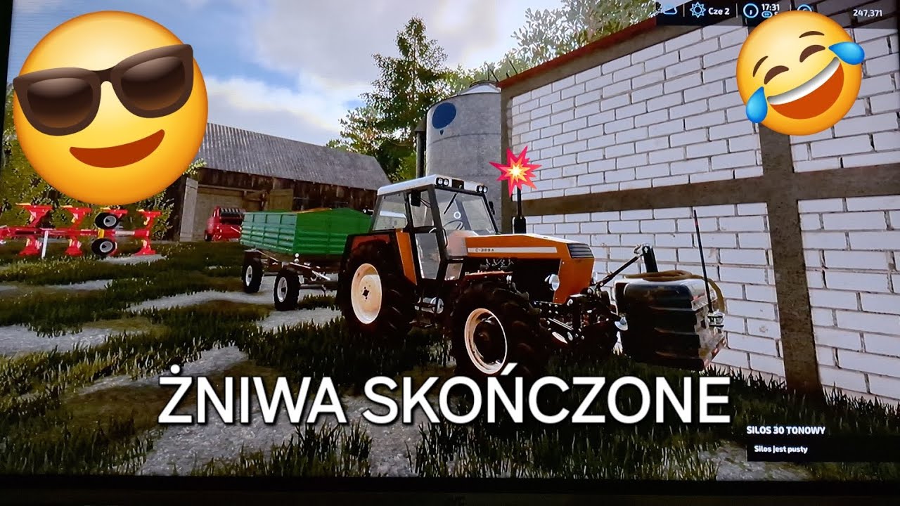 ŻNIWA SKOŃCZONE ORAZ SIANO KISZONKA  KOSY ( PNG )