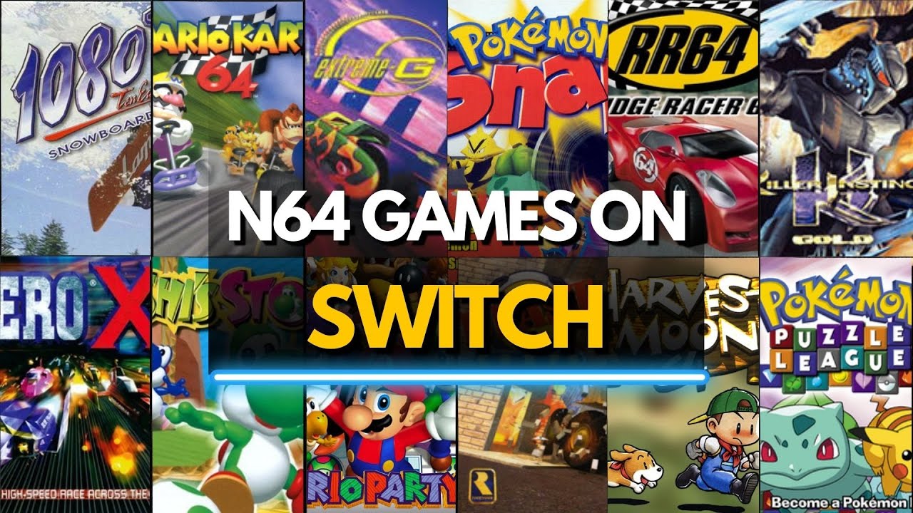 TOP 40 Best N64 Games You Can Play on Nintendo Switch
