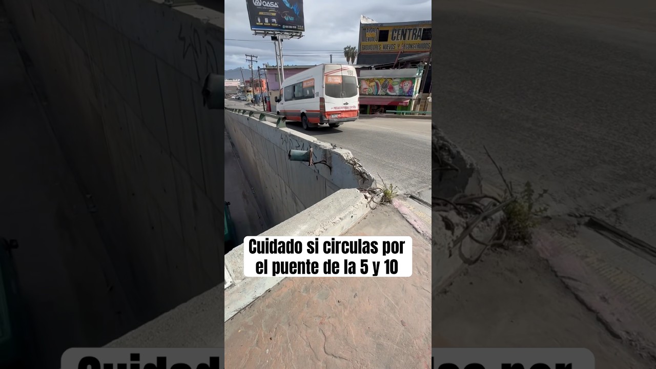 Cuidado si circulas por el puente de la 5 y 10