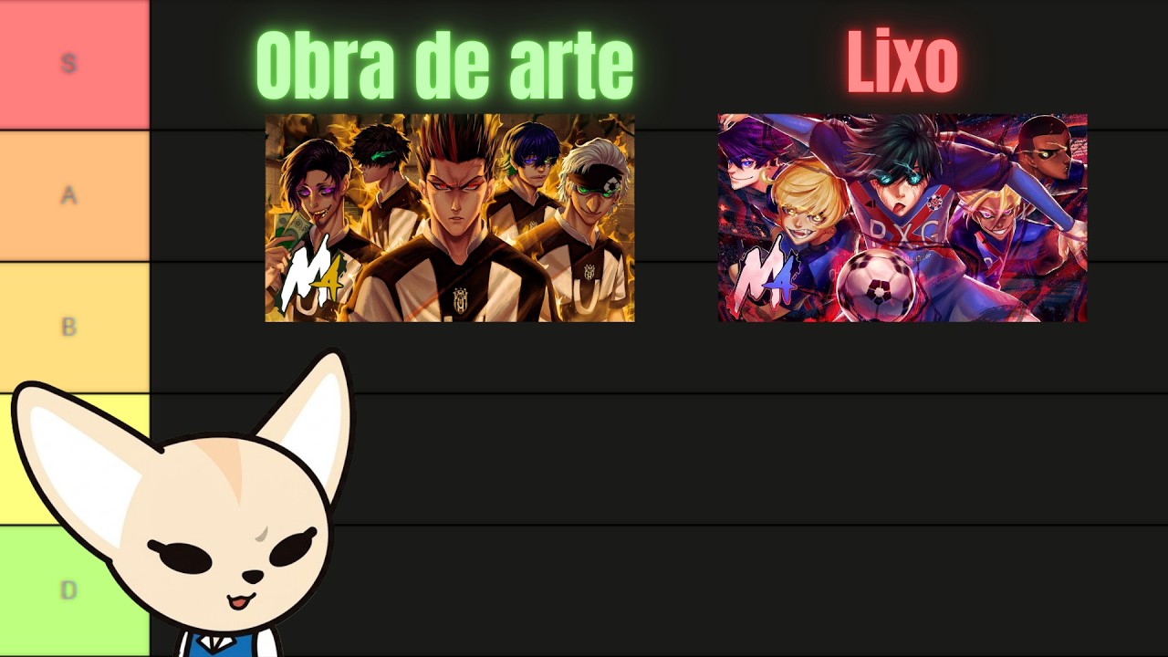 TIER LIST dos rap de BLUE LOCK