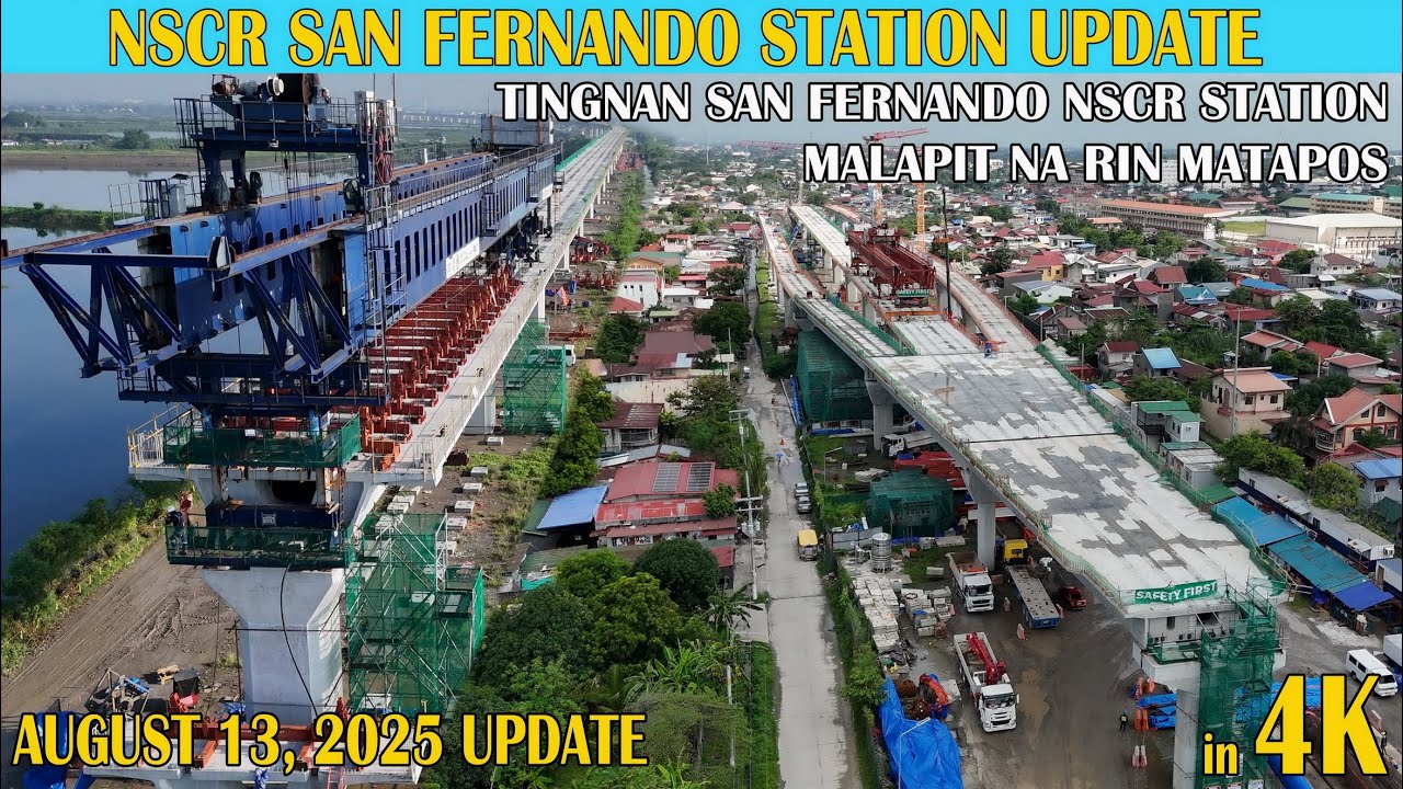 PNR NSCR - SAN FERNANDO TRAIN STATION UPDATE
