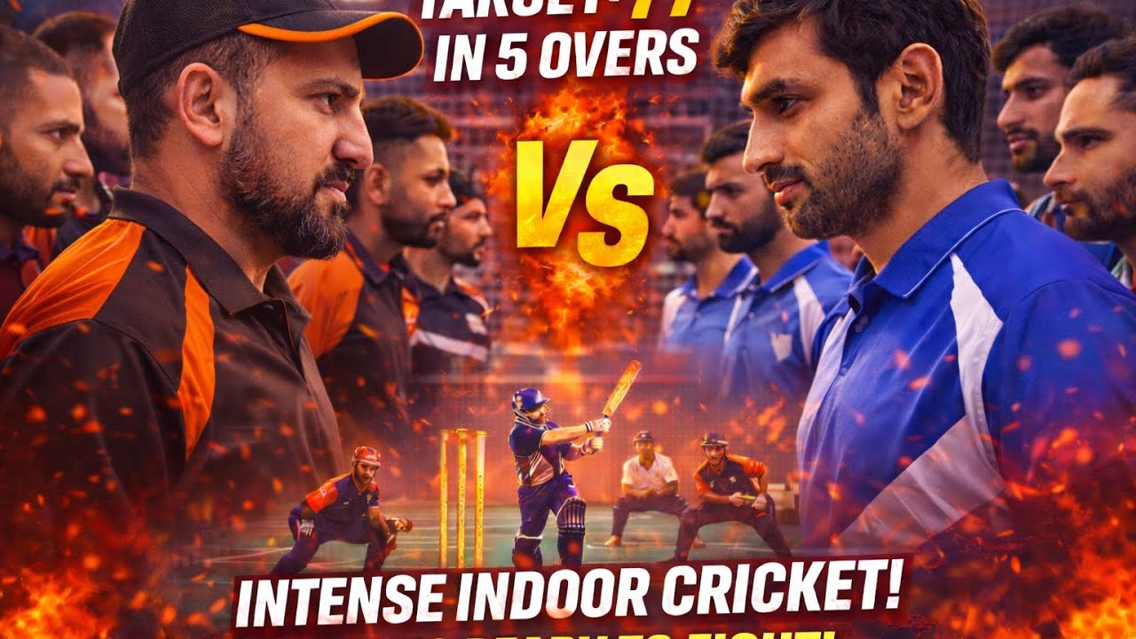 Target 77 in 5 Overs… What a Thriller! 🏏🔥