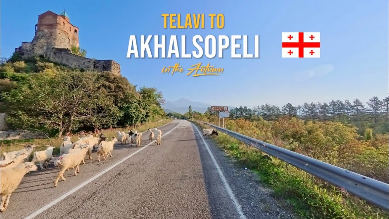 Driving in Georgia 🇬🇪 from Telavi to Akhalsopeli | Scenic Alazani Valley Road Trip in October 2025