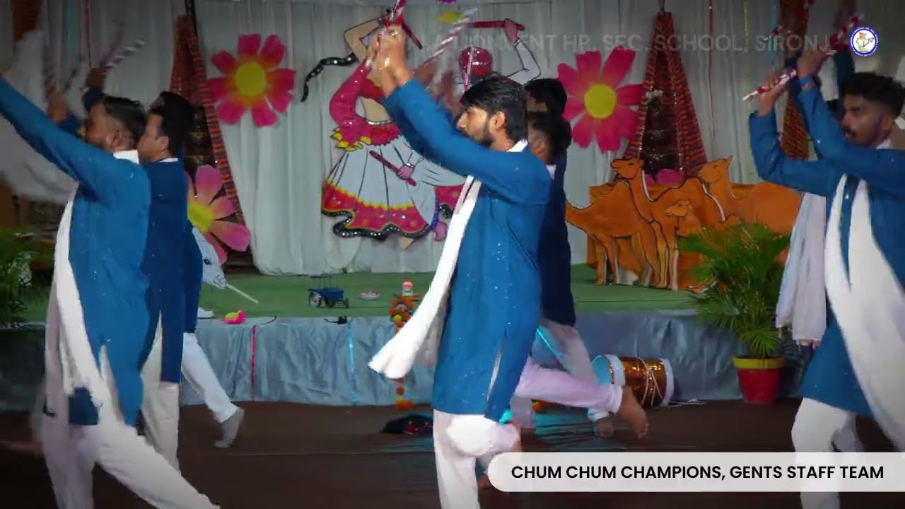 GARBA DANCE PERFORMANCE | GENTS STAFF | NIRMALA CONVENT SCHOOL