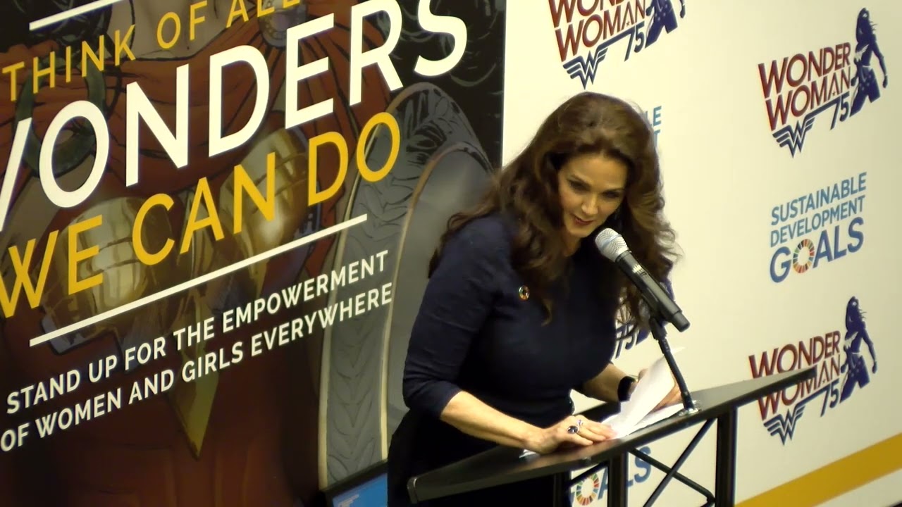 Lynda Carter Speaks at the United Nations - Wonder Woman