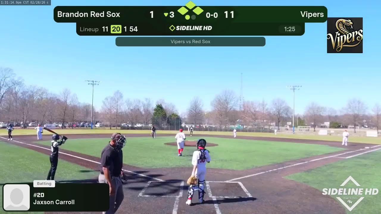 Vipers vs. Brandon Red Sox (2026.02.28)