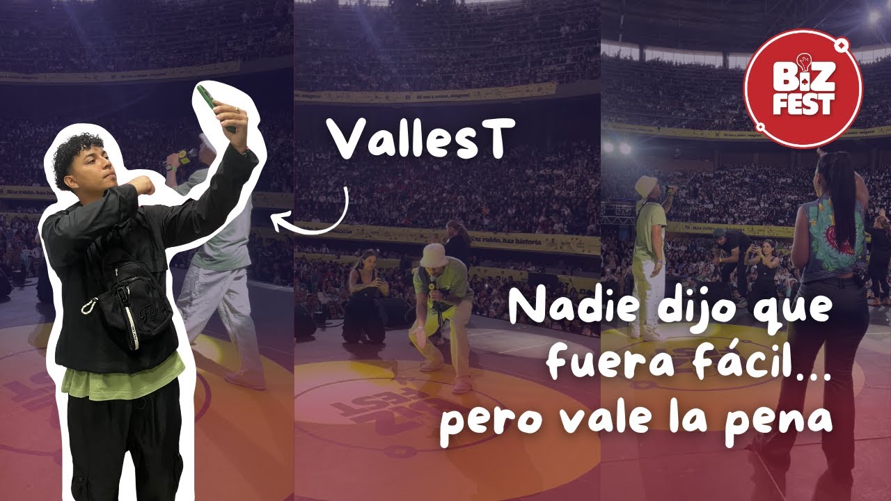 VallesT sin filtros en Biz Fest Medellín 2025 🎤 Freestyle, resiliencia y éxito real