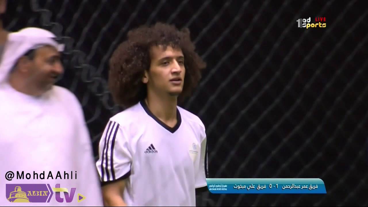 مباراة استعراضية بين أصدقاء علي مبخوت × أصدقاء عموري #مهرجان_أبوظبي_الرياضي