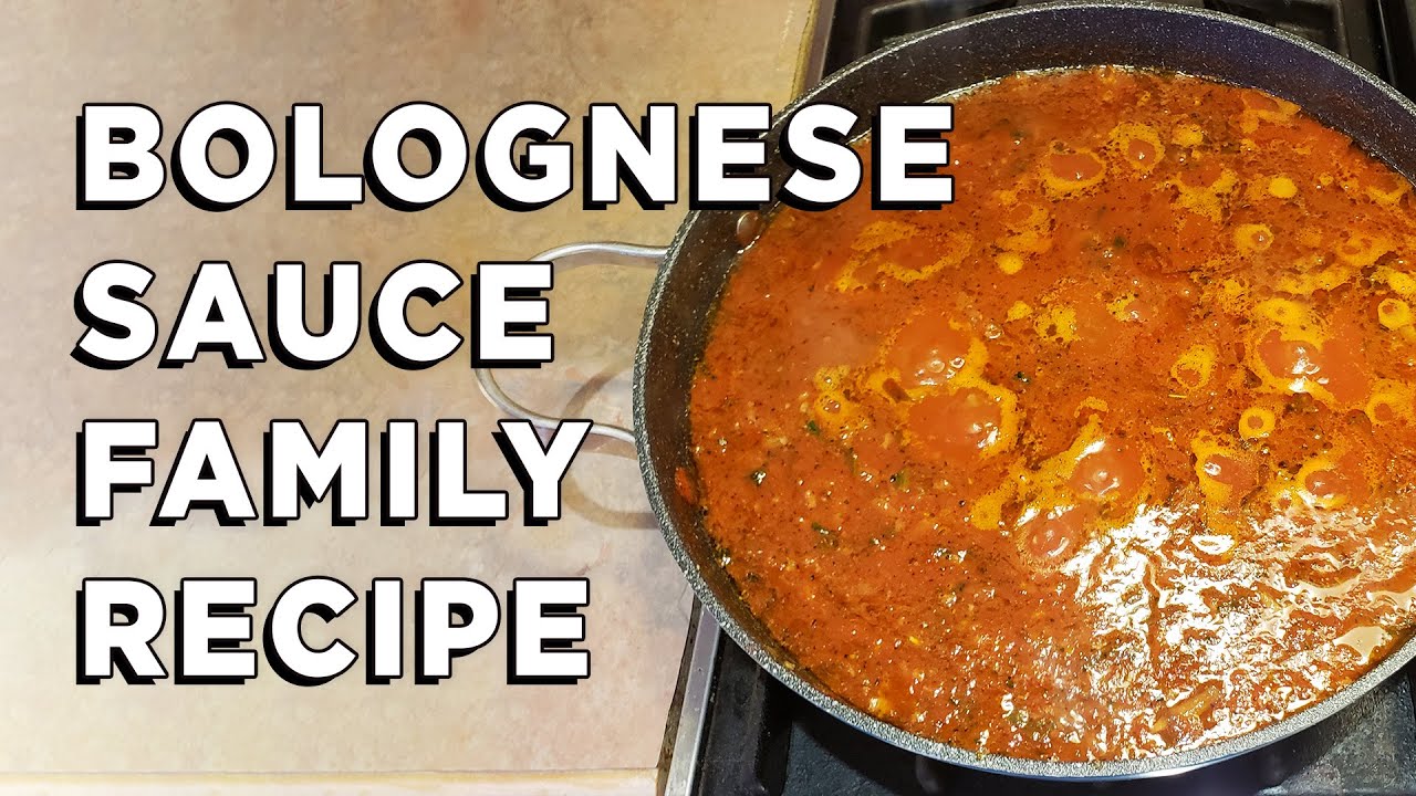 Bolognese sauce - Ivo's family recipe