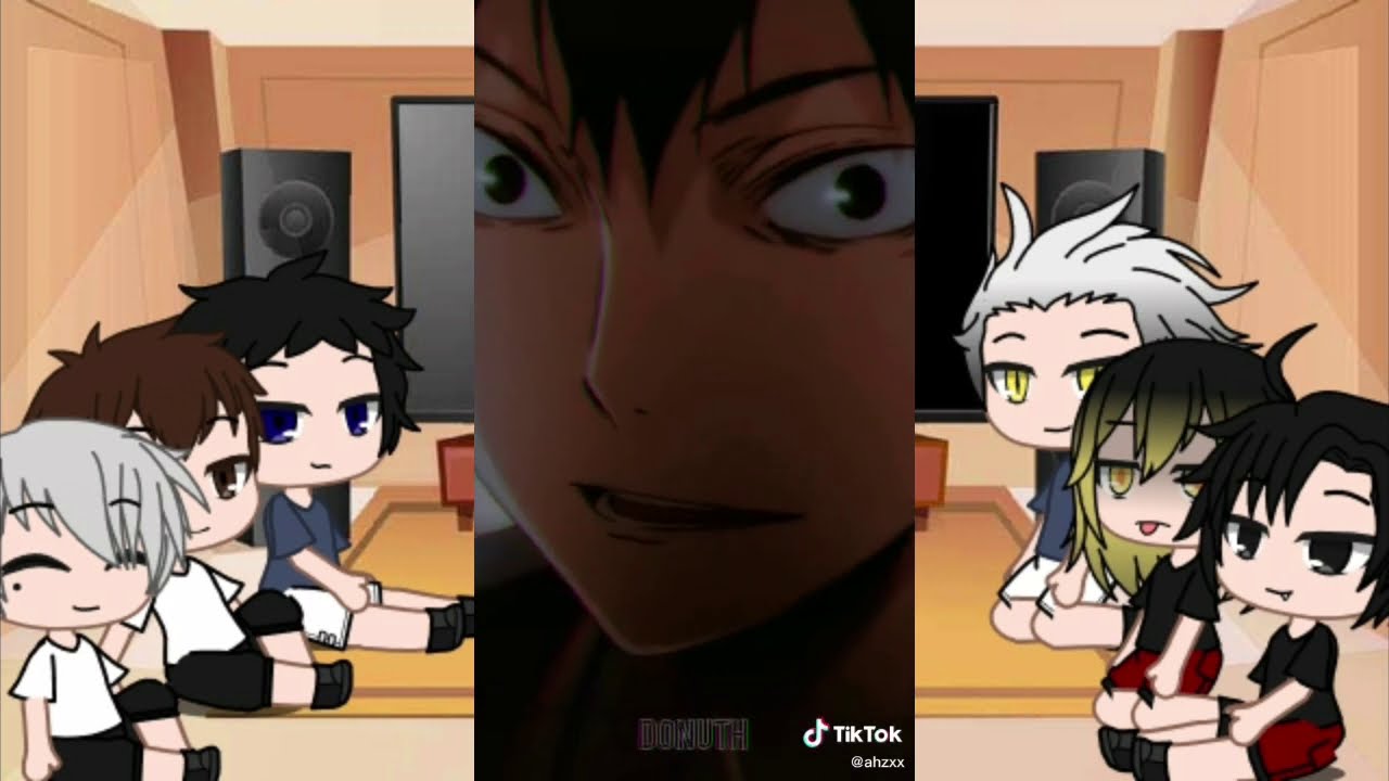 Haikyuu react to Tik Tok's // part 1/??