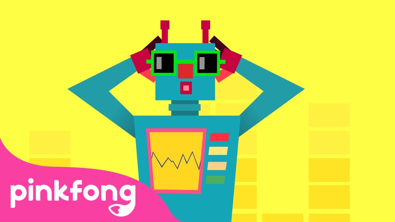 🤖 Robô Quadrado | Canções de Forma | Baby Shark | Pinkfong, Bebê Tubarão! Canções para Crianças