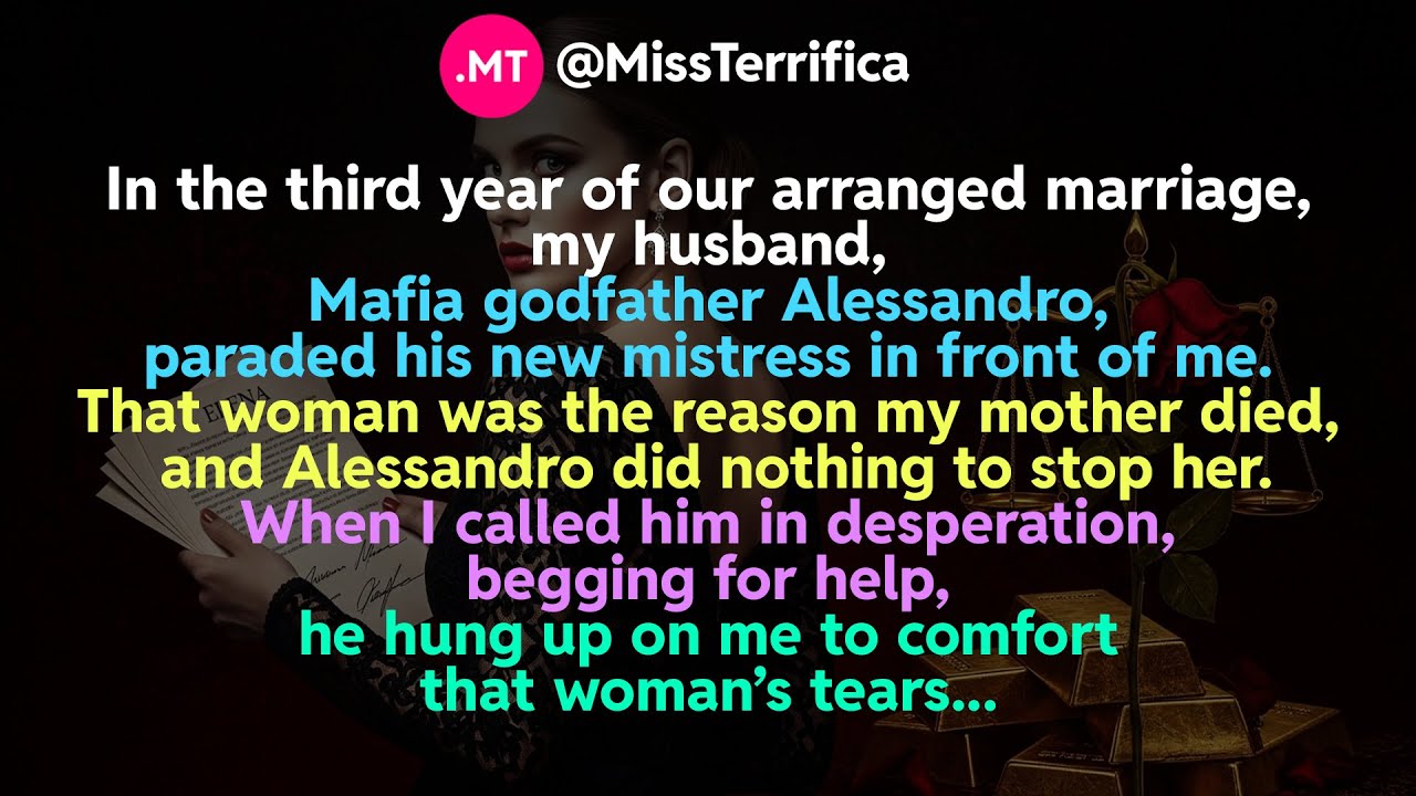 На третьем году нашего брака по договоренности мой муж, крестный отец мафии Алессандро...