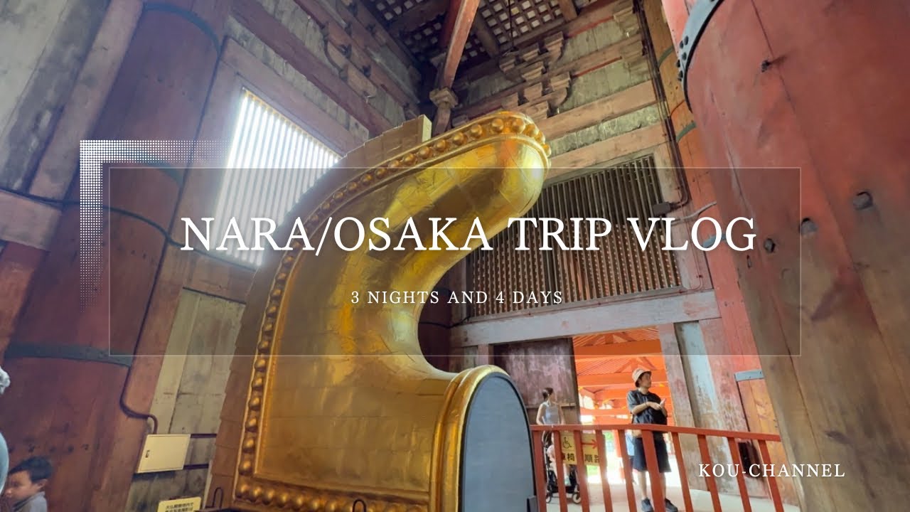 【京都旅行2日目】3泊4日京都旅。京都と言いながら奈良、大阪へ#奈良東大寺#大阪道頓堀#奈良公園#道頓堀