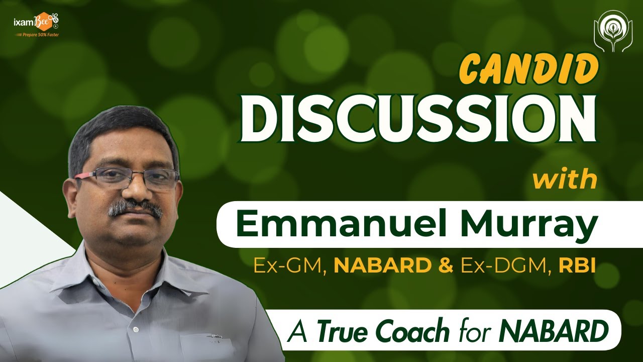 Candid Discussion with Mr. Emmanuel Murray(ex-GM, NABARD, ex-DGM, RBI) || A True Coach For NABARD
