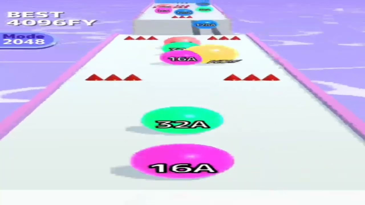 Black Hole Round 1 Ball Run 2048 Remake KineMaster Speedrun Be Like x16 Speed