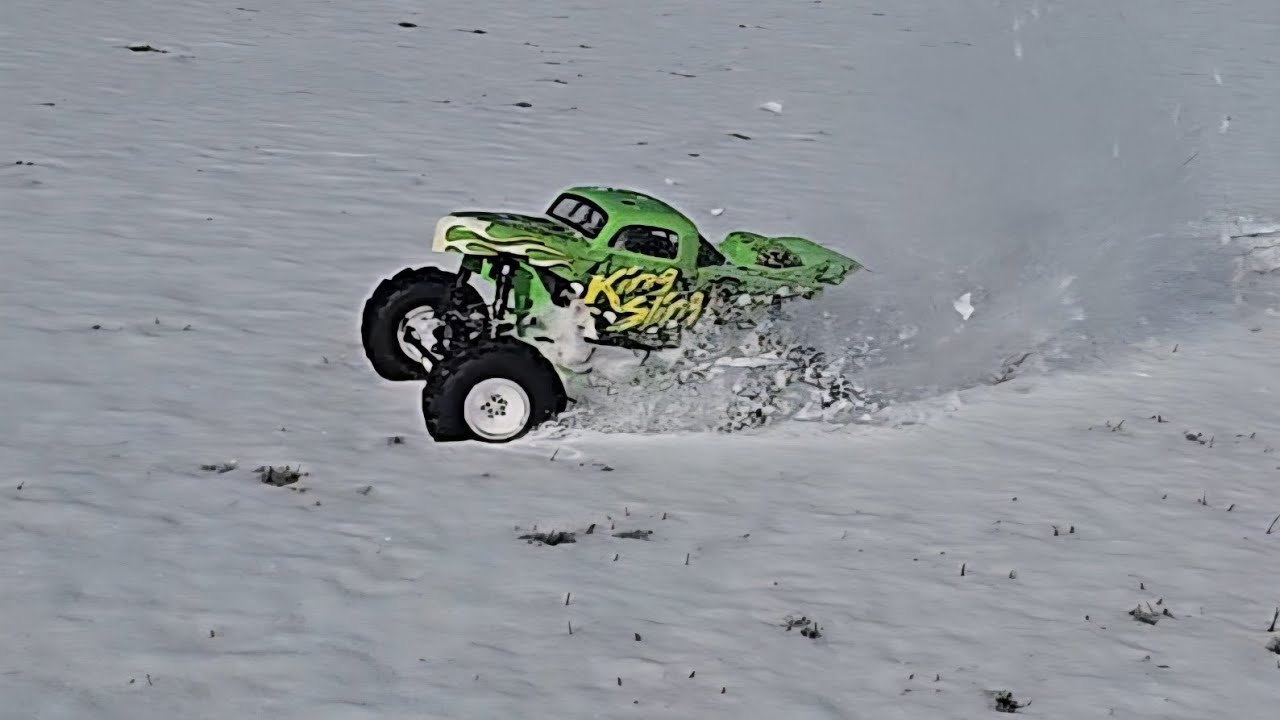 Losi kingsling is unstoppable in the snow