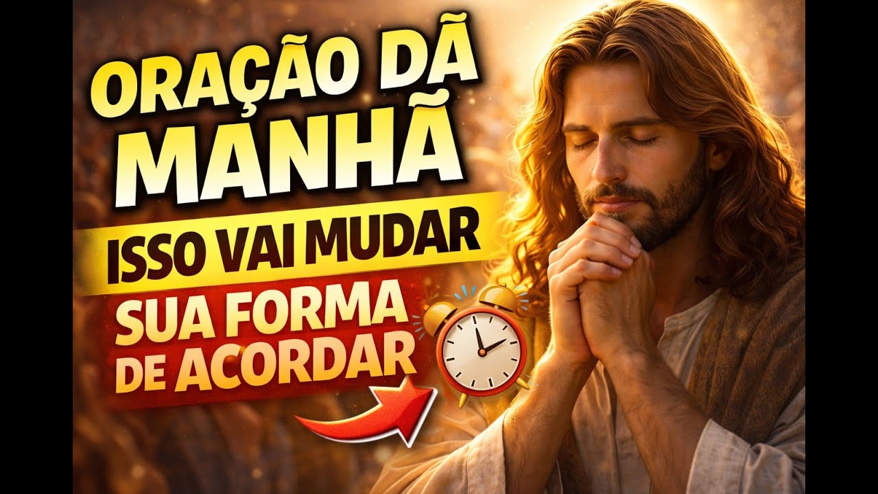 ORAÇÃO DA MANHÃ – ISSO VAI MUDAR SUA FORMA DE ACORDAR