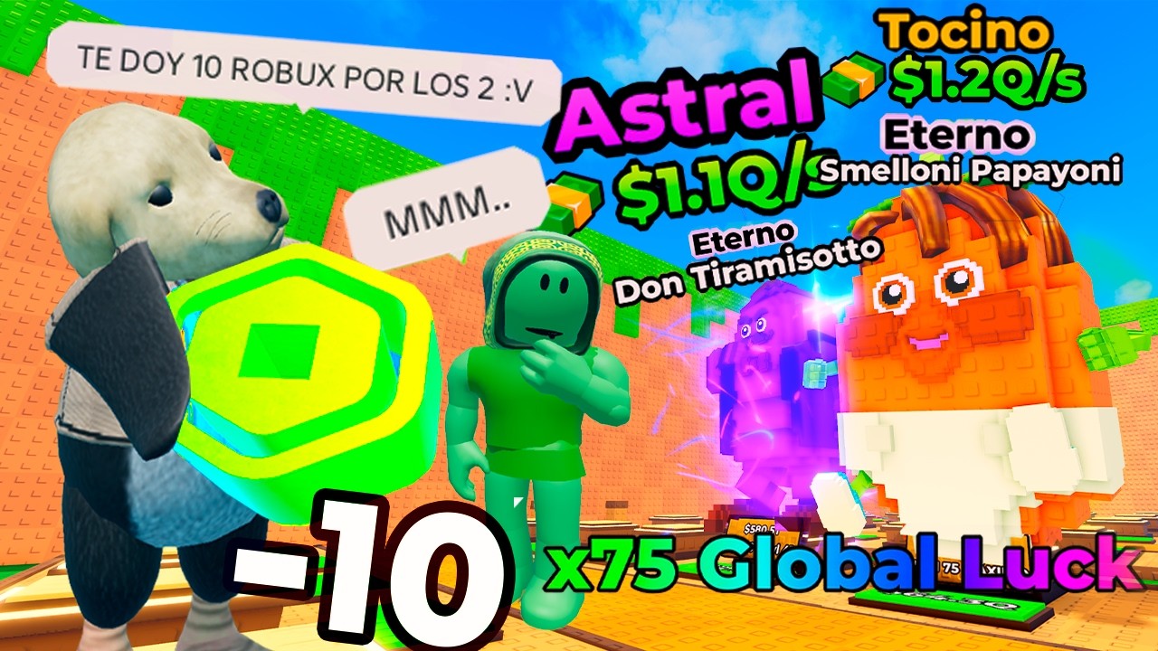 I BOUGHT THE SECRET BRAINROTS WITH ROBUX IN KICK A LUCKY BLOCK
