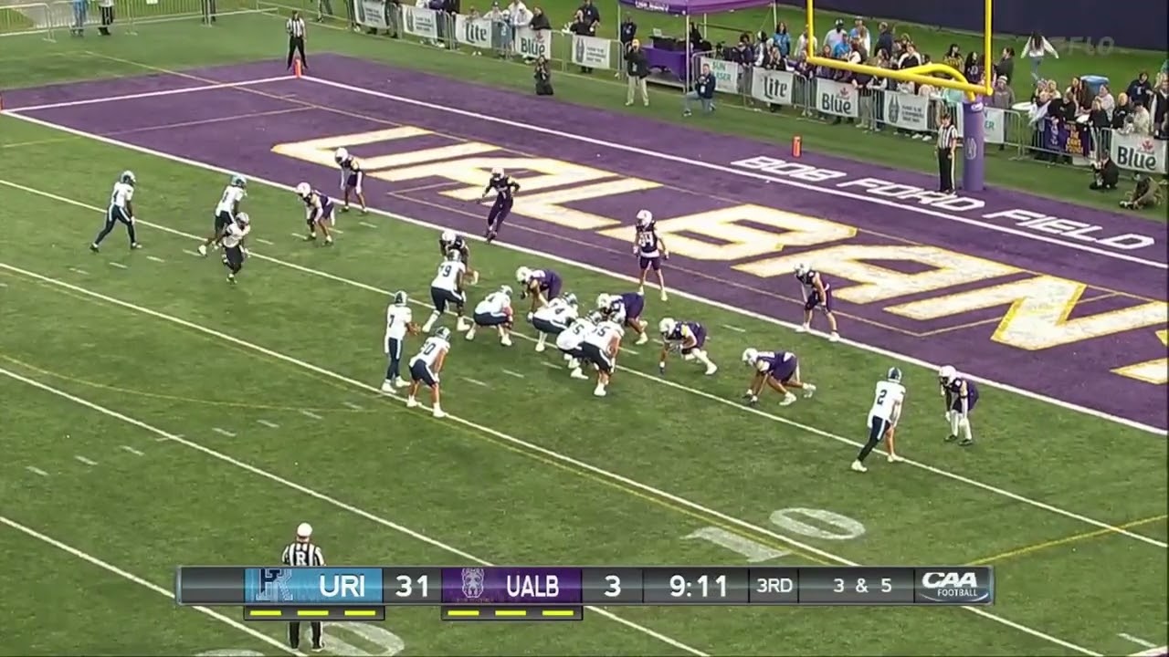 Rhode Island vs UAlbany Football Highlights | 2025 CAA Football